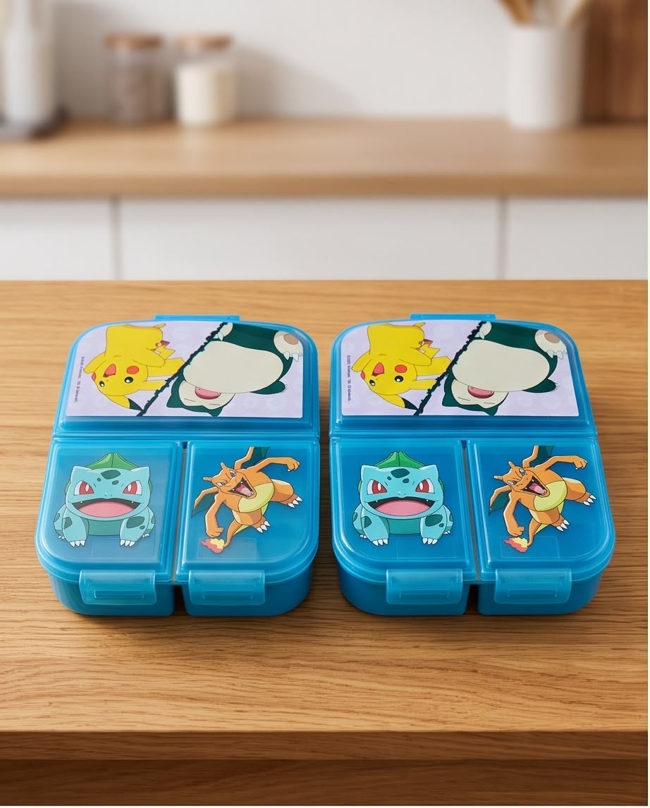 Stor Sandwichera Pokemon - Fimabrera Rectangular Tres Compartimentos - Pikachu