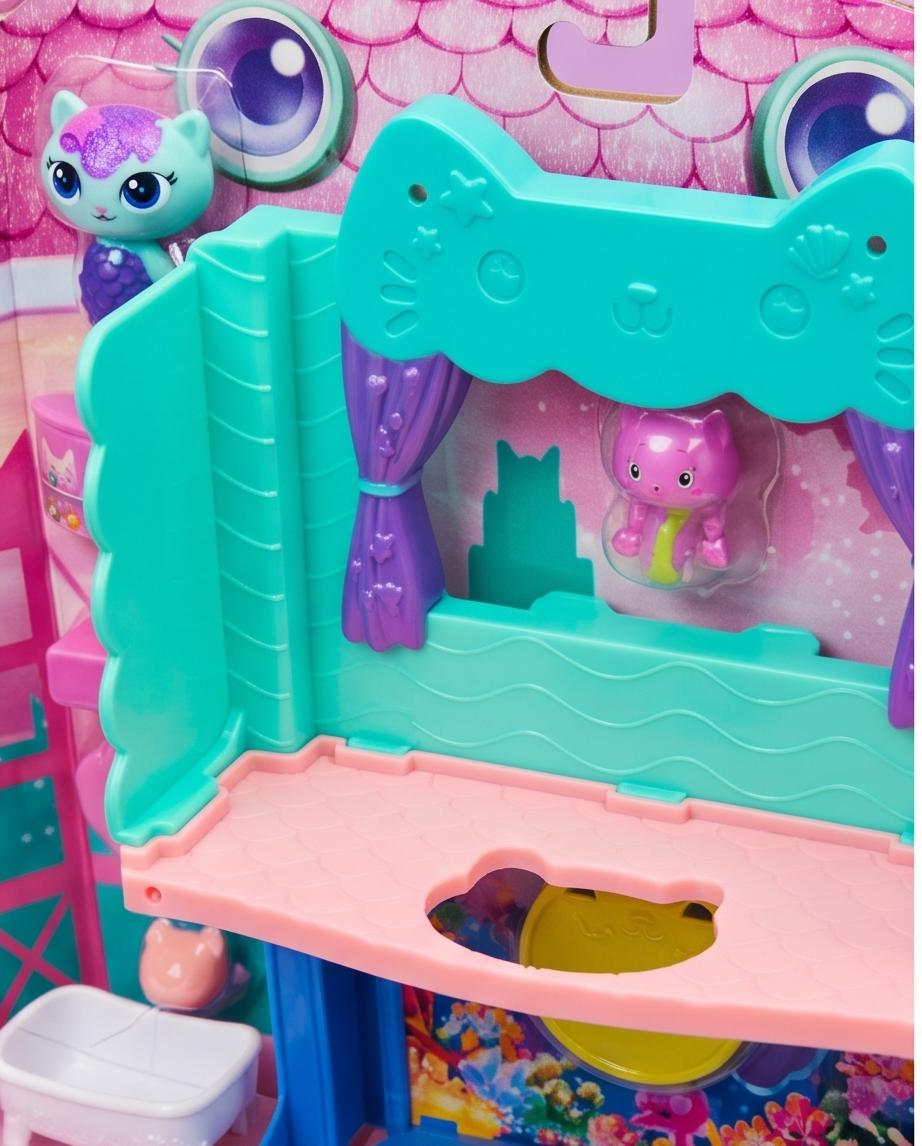 Gabby's Dollhouse Playset MovieBathroomPortalRooms, Multicolor