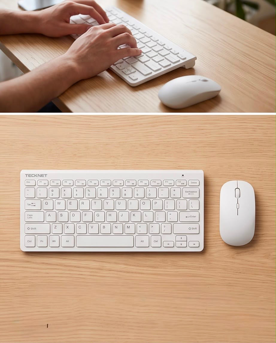 Conjunto de teclado y ratón inalámbricos TECKNET