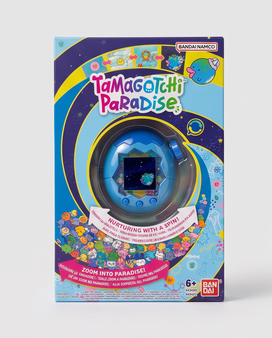 Bandai, Tamagotchi Sky Paradise Mascota Virtual, Azul