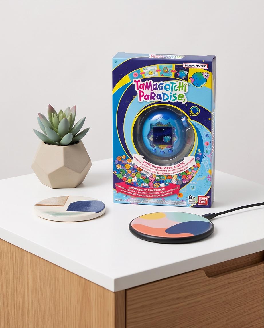 Bandai, Tamagotchi Water Paradise Mascota Virtual, Azul
