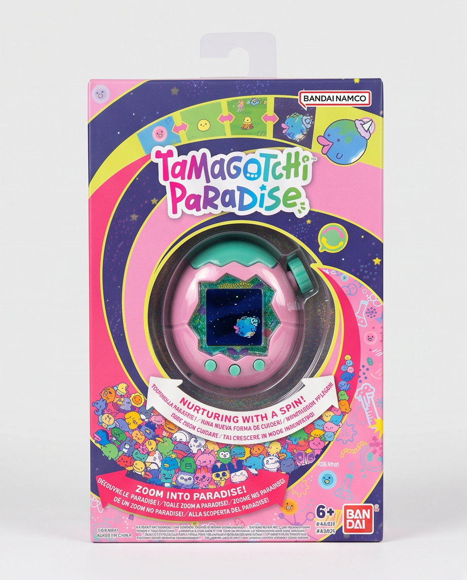Bandai, Tamagotchi Sky Paradise Mascota Virtual, Pink