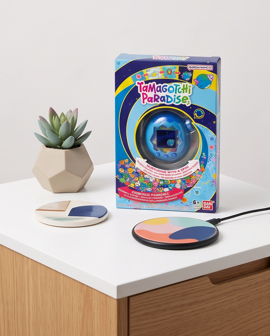 Bandai, Tamagotchi Sky Paradise Mascota Virtual, Azul