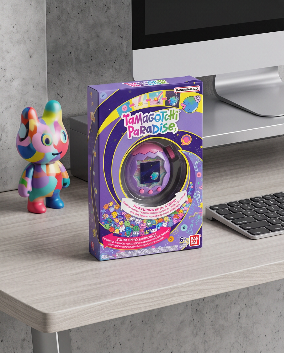 Bandai, Tamagotchi Sky Paradise Mascota Virtual, Purple