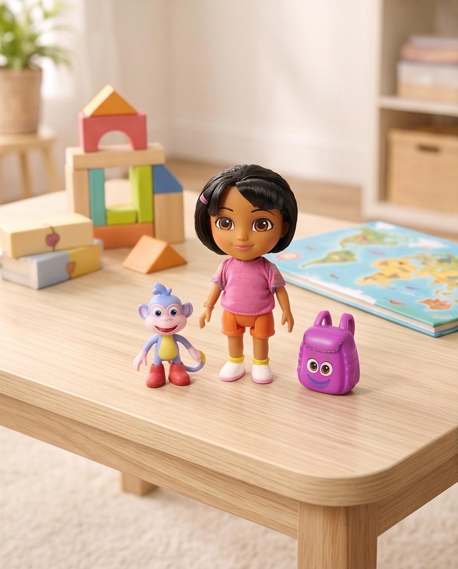 Muñeca Dora Exploradora y sus amigos